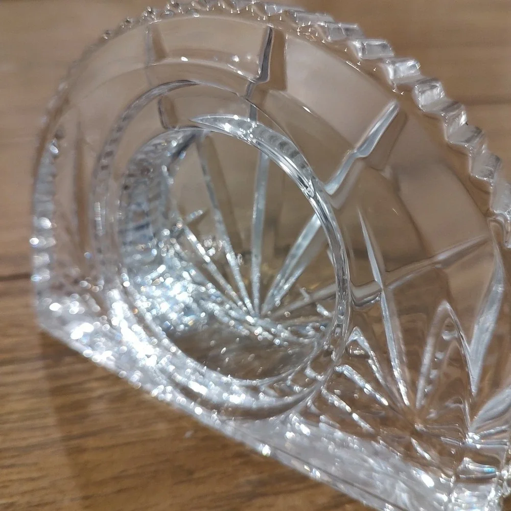 Vintage Staiger Mantle Clock Cut Crystal Germany Parts‎ Only